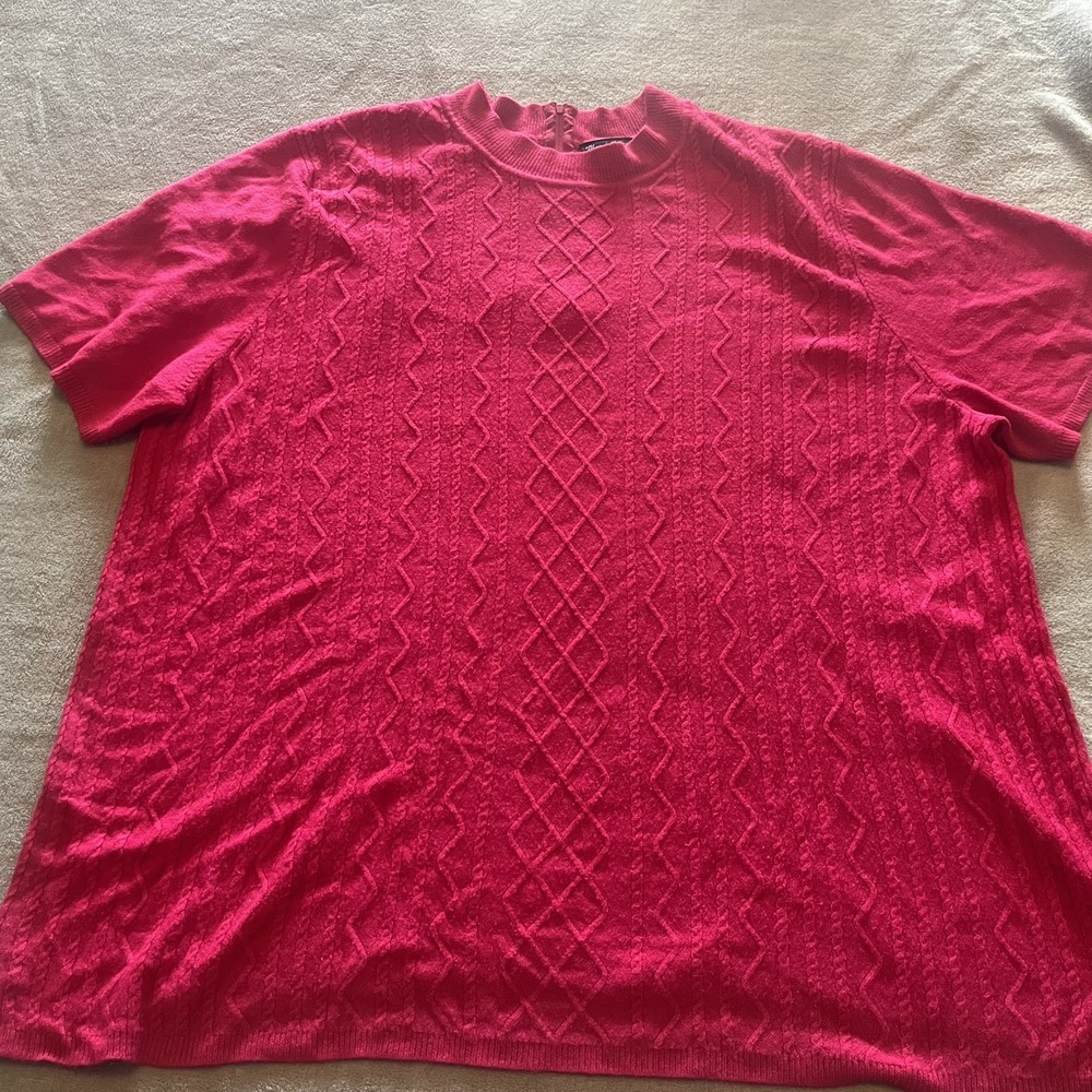 Vintage Maggie Barnes Women's Plus Size 3X Sweater. Pink‎